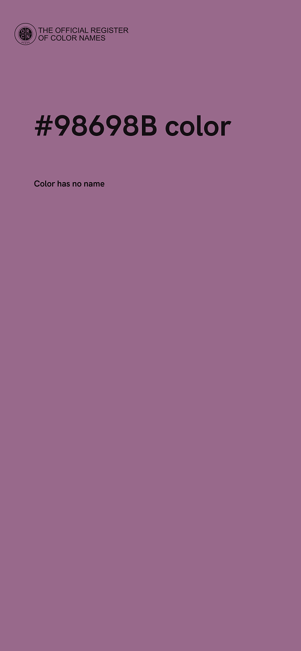 #98698B color image