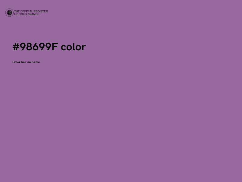 #98699F color image