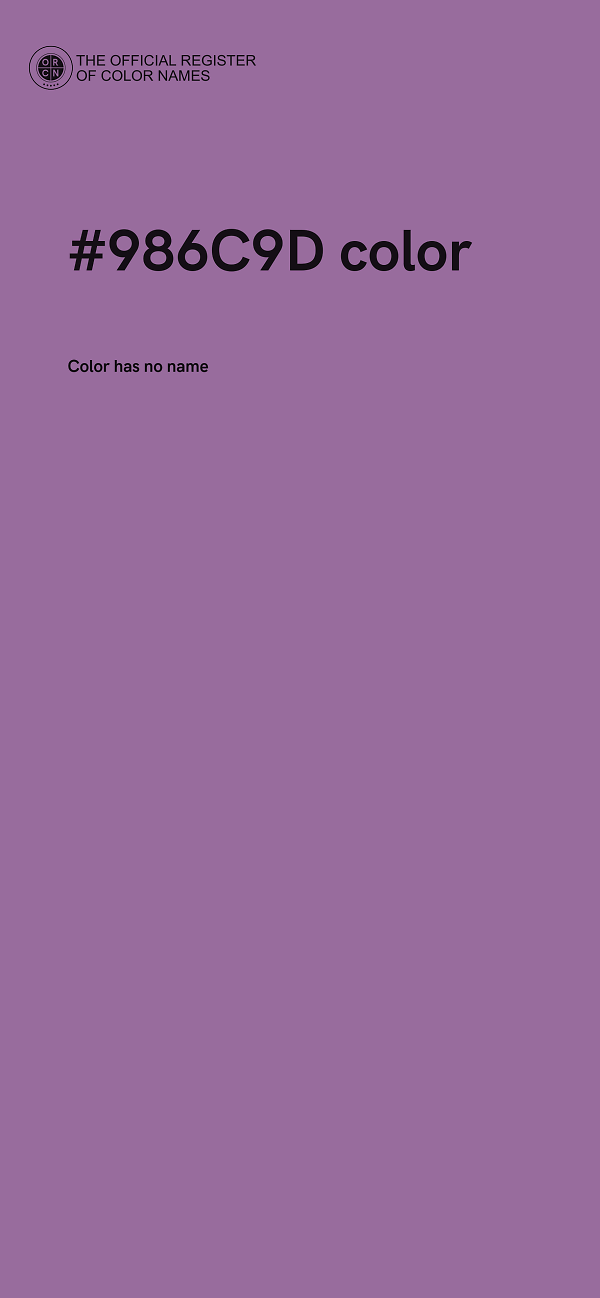 #986C9D color image