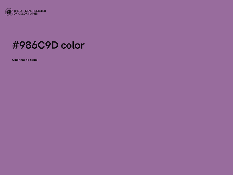 #986C9D color image