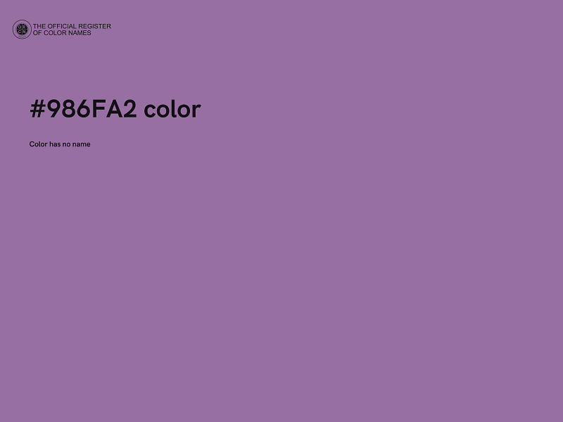 #986FA2 color image