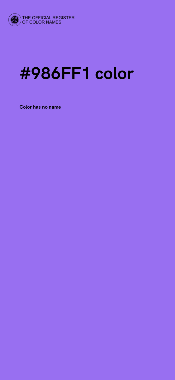 #986FF1 color image