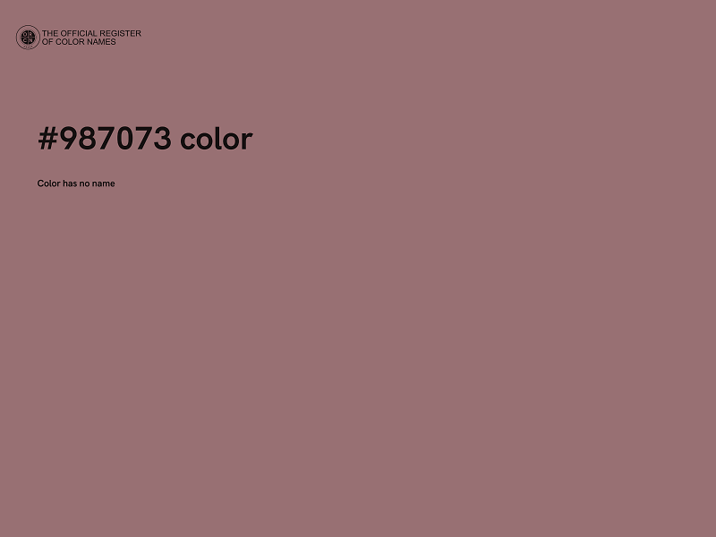 #987073 color image