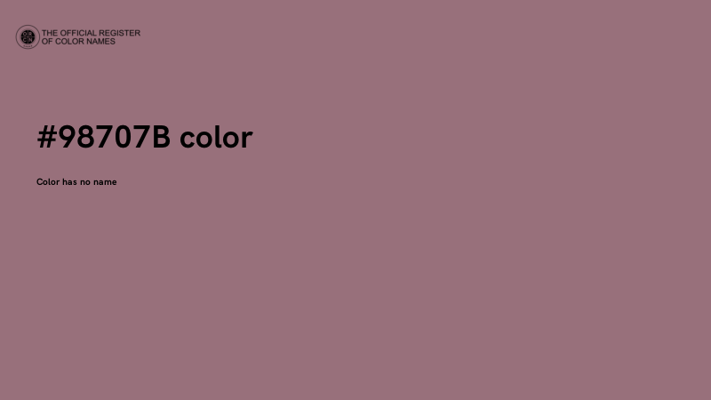 #98707B color image