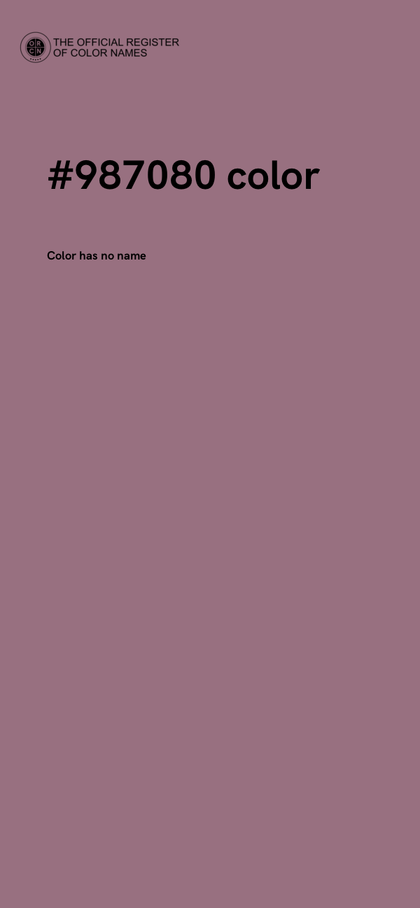 #987080 color image