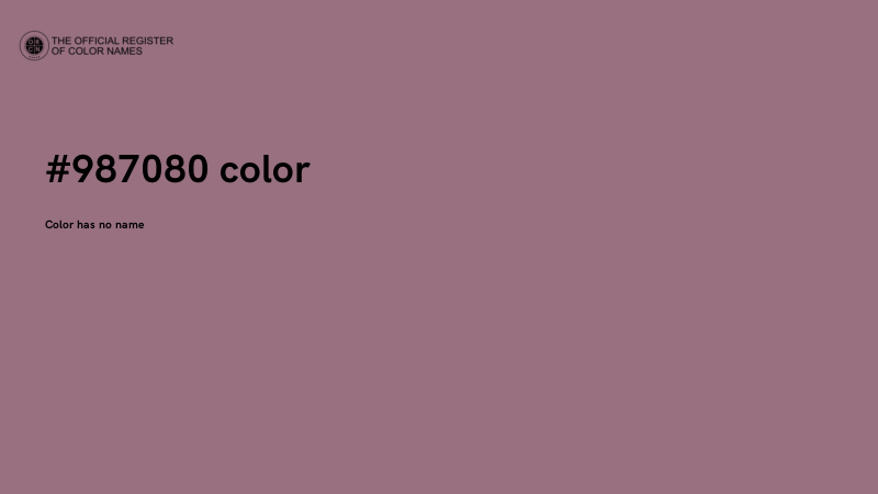 #987080 color image