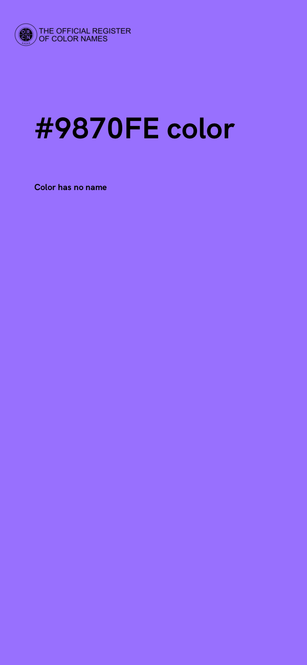 #9870FE color image