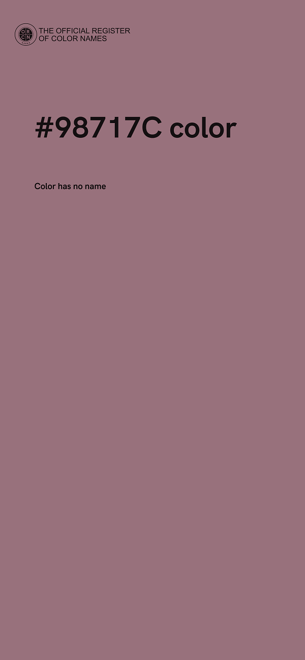 #98717C color image