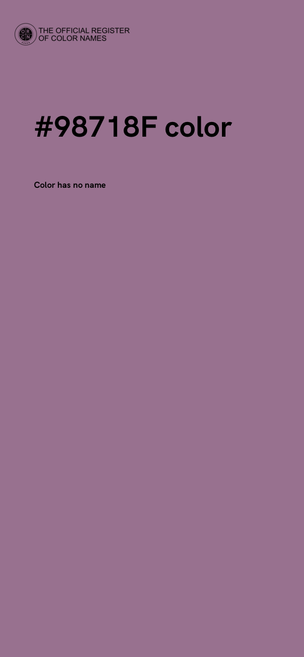 #98718F color image