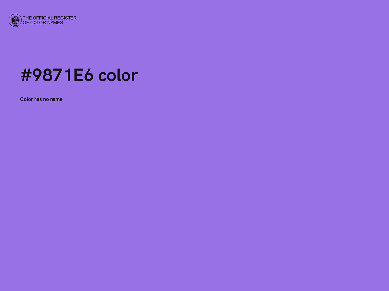 #9871E6 color image