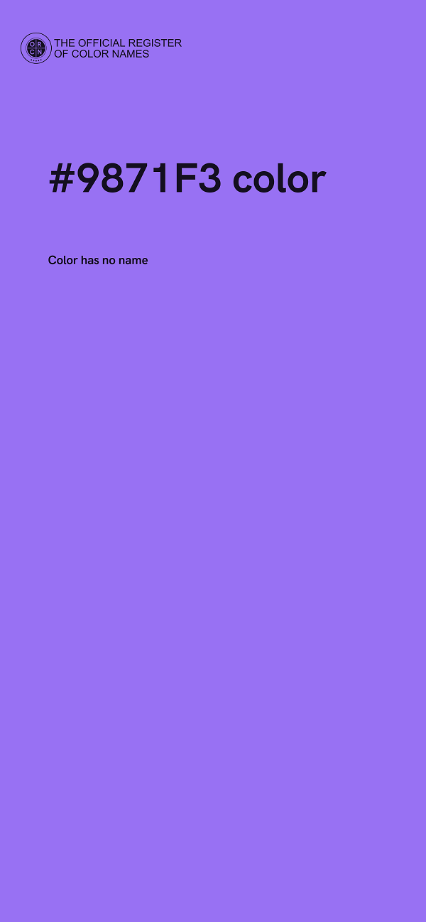 #9871F3 color image