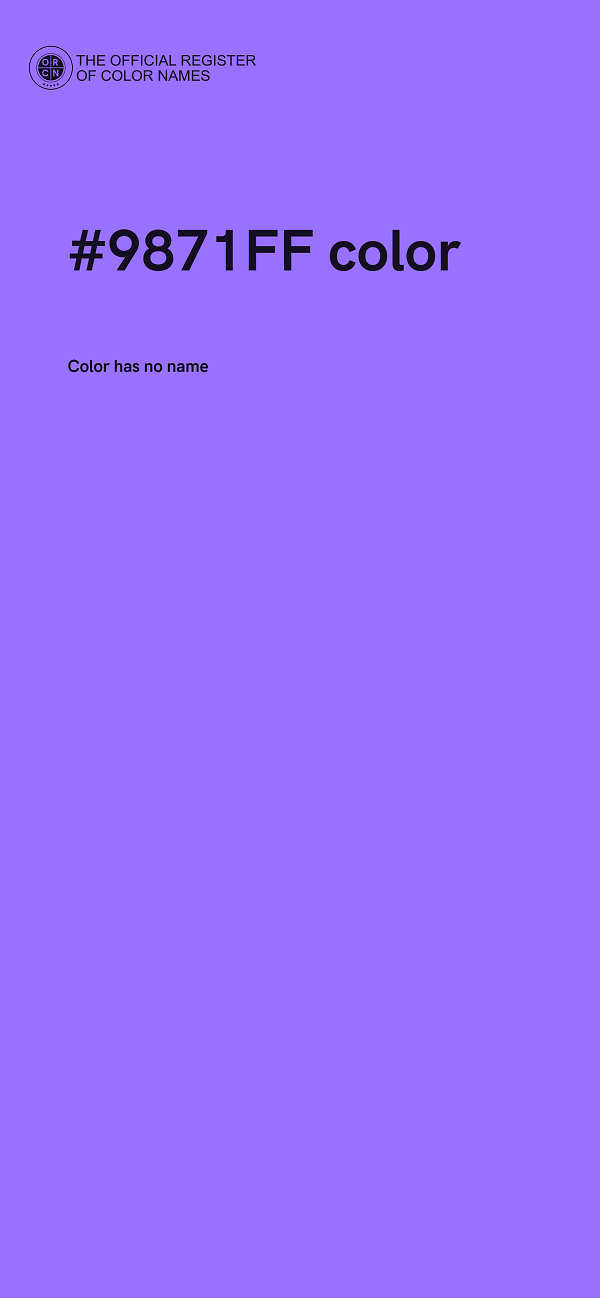 #9871FF color image
