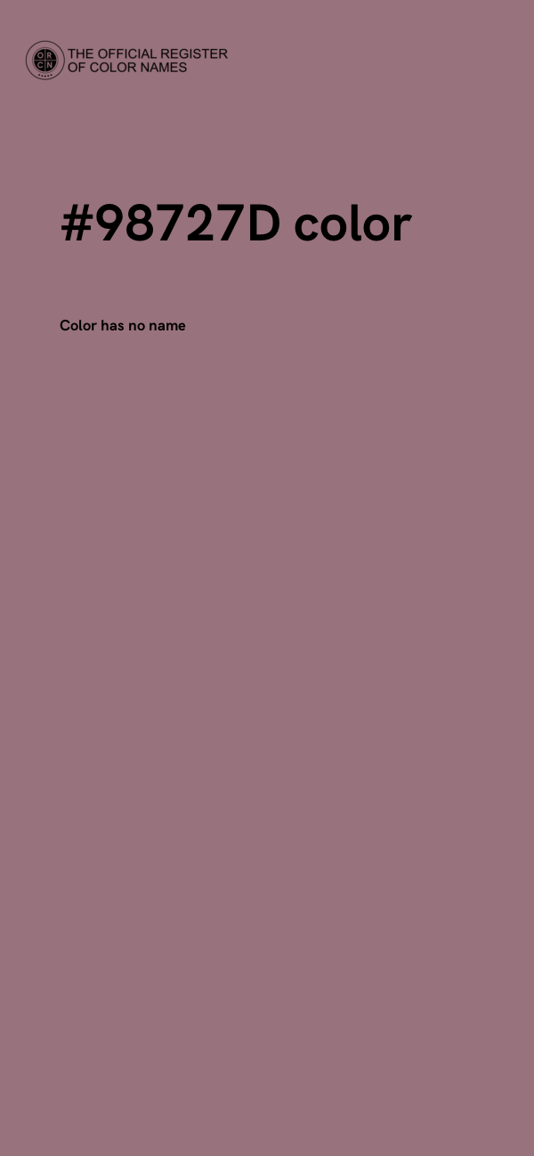 #98727D color image