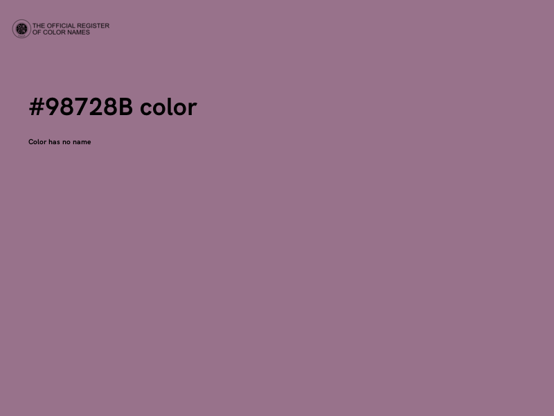 #98728B color image