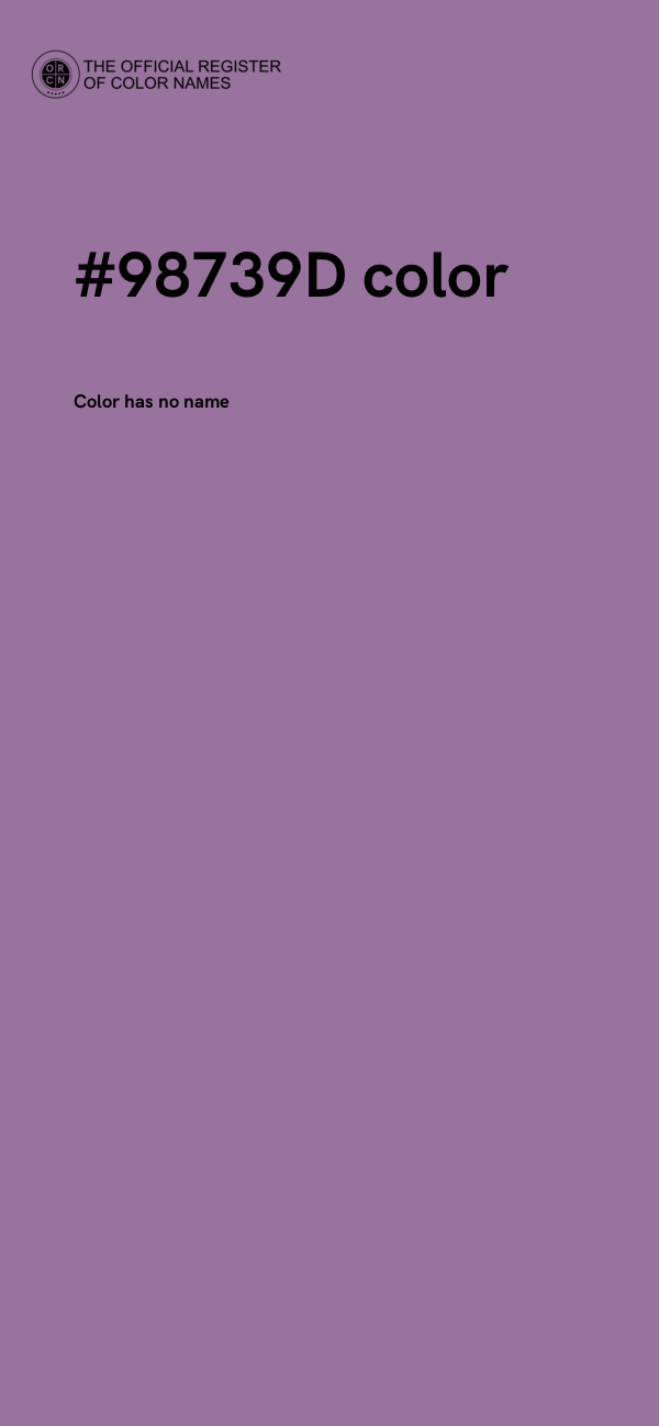 #98739D color image