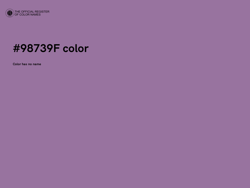 #98739F color image