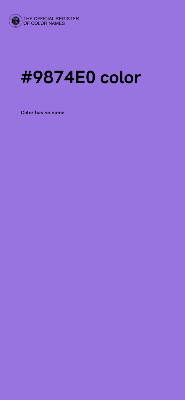 #9874E0 color image