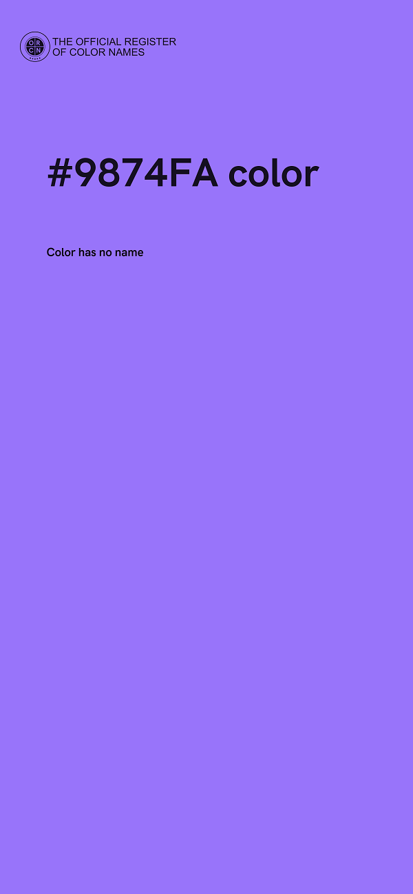 #9874FA color image