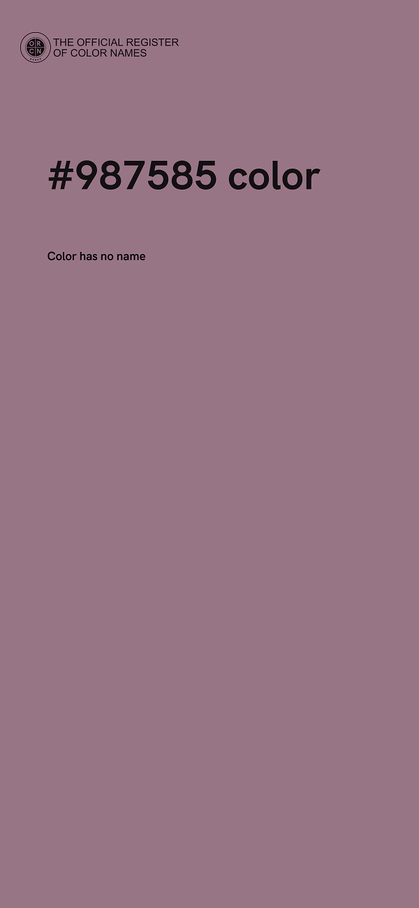 #987585 color image