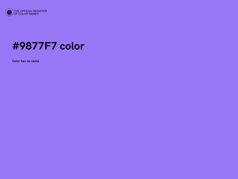 #9877F7 color image