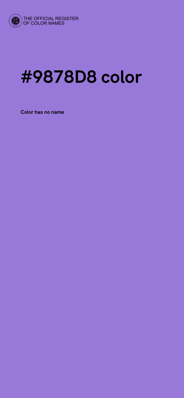 #9878D8 color image