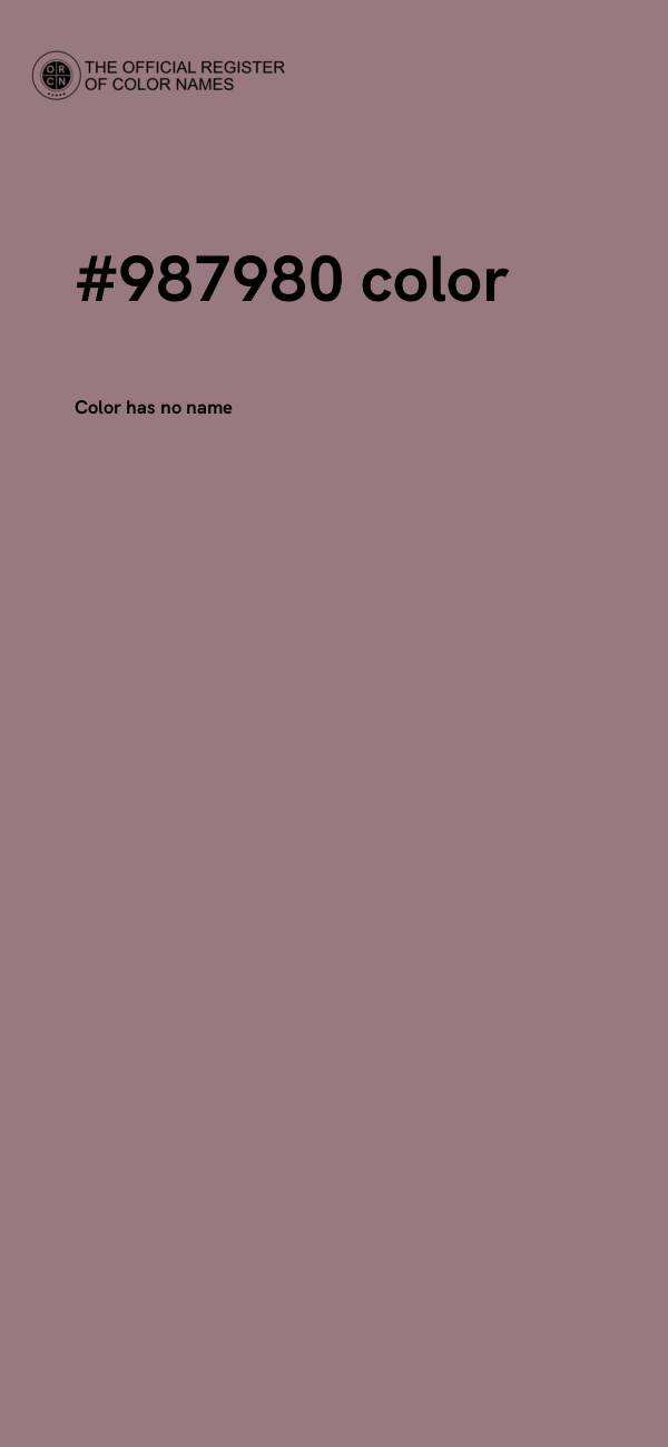 #987980 color image