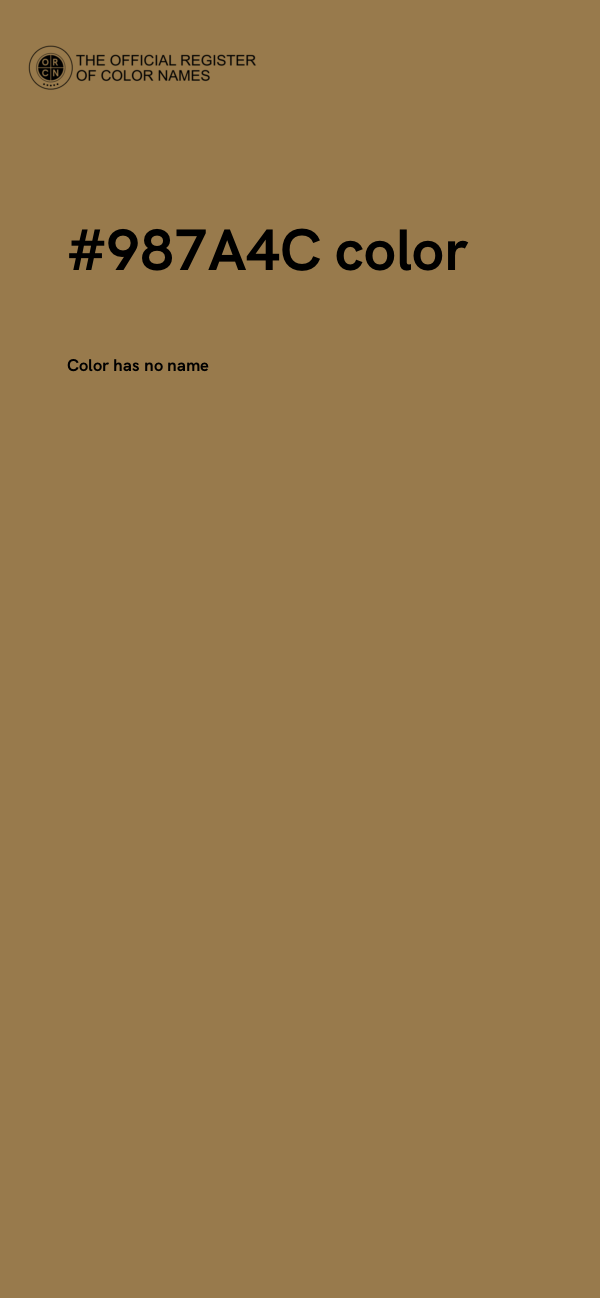 #987A4C color image
