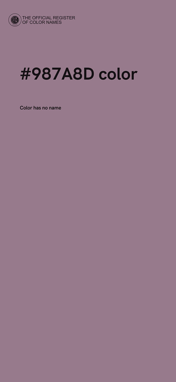 #987A8D color image
