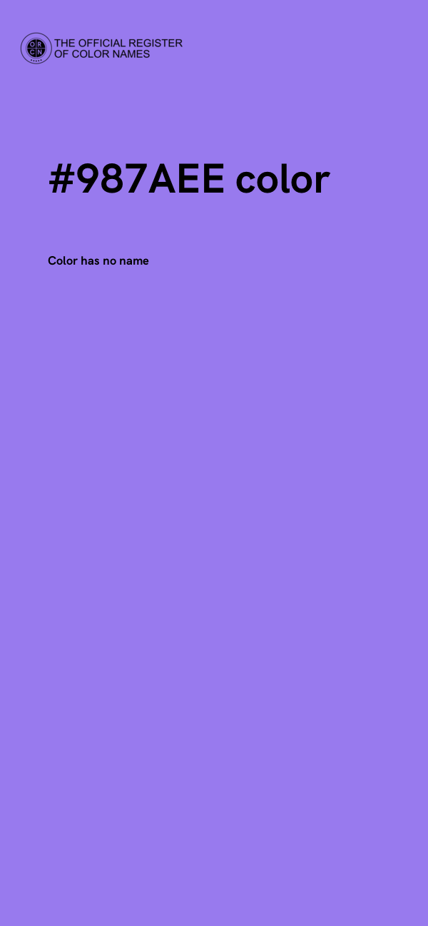 #987AEE color image