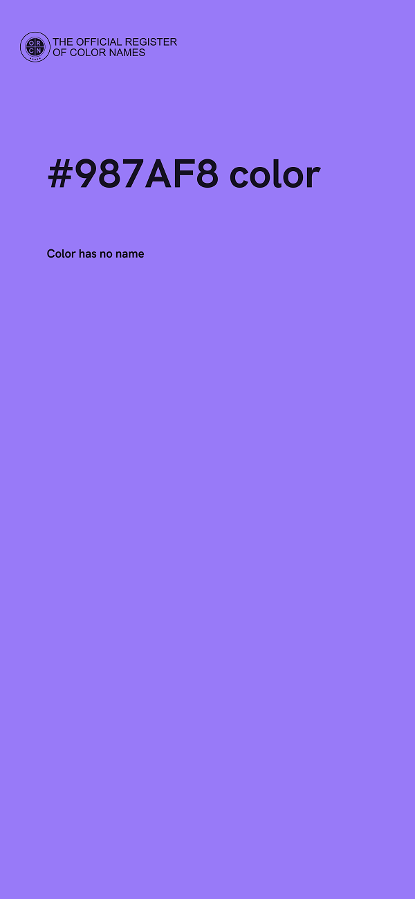 #987AF8 color image