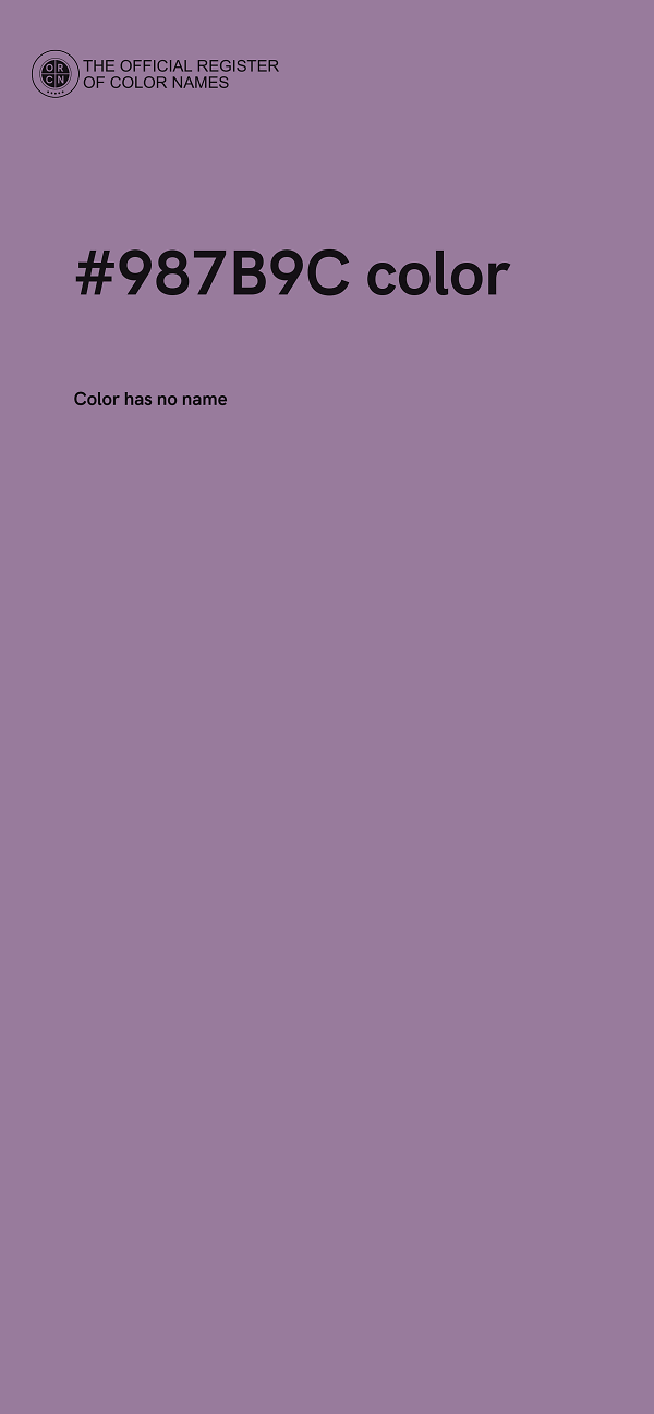 #987B9C color image