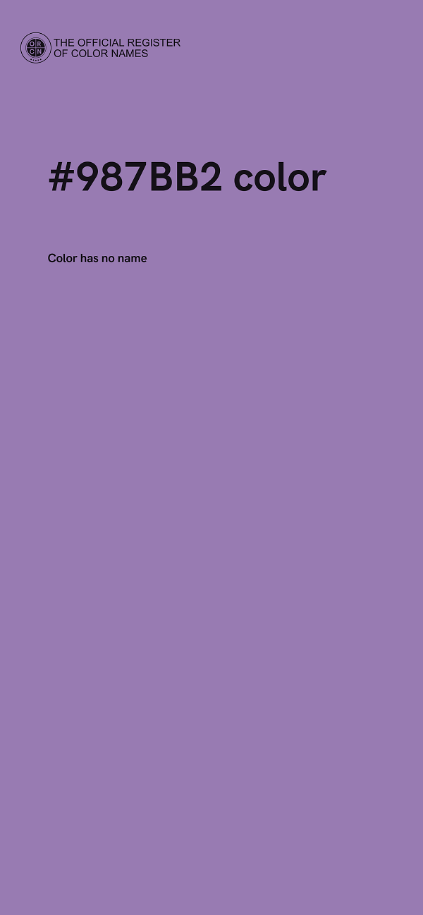 #987BB2 color image