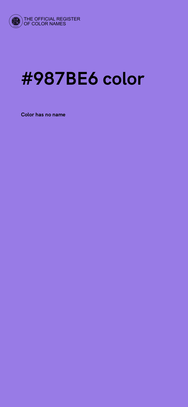 #987BE6 color image