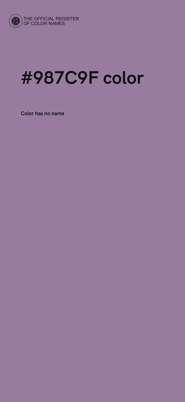 #987C9F color image