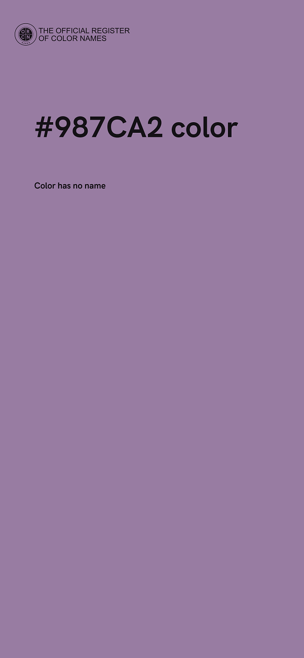 #987CA2 color image