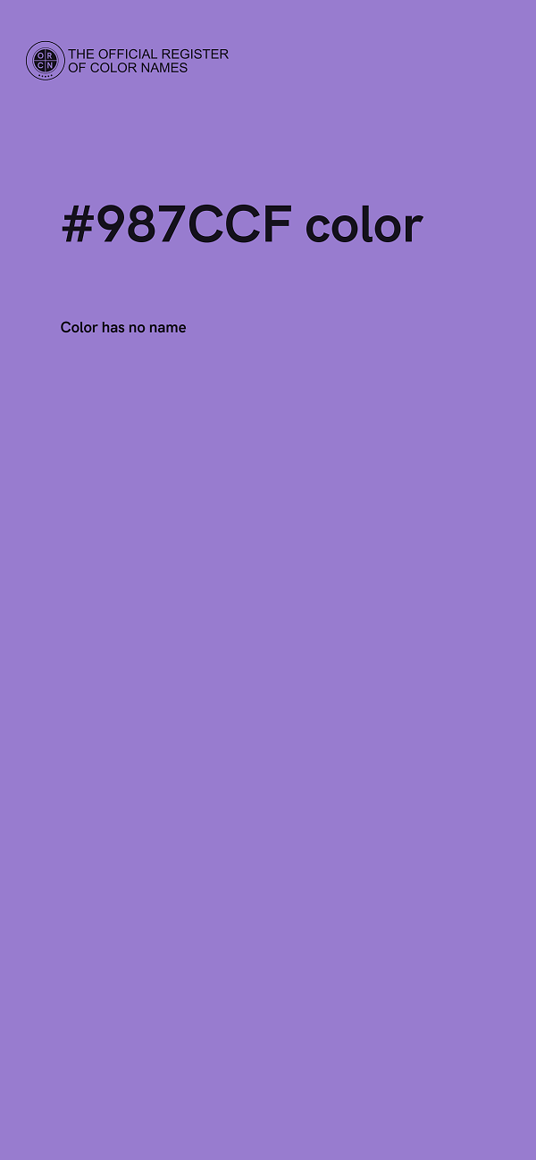 #987CCF color image