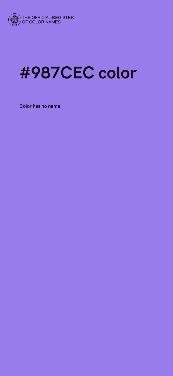 #987CEC color image