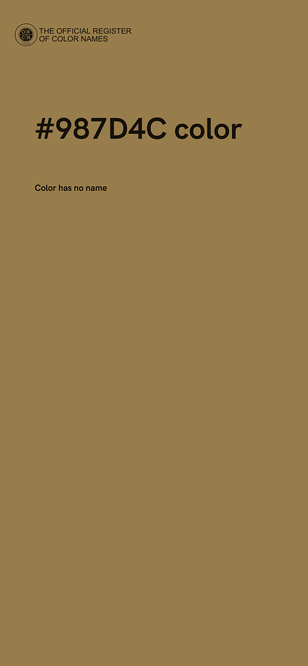 #987D4C color image