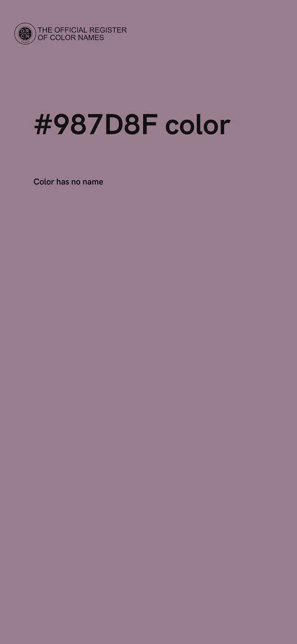 #987D8F color image