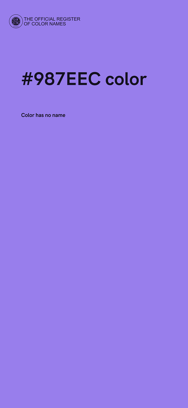 #987EEC color image