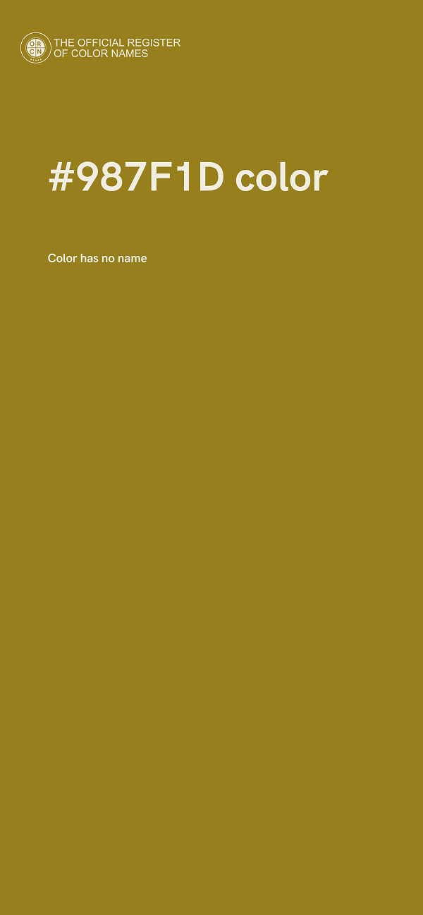 #987F1D color image