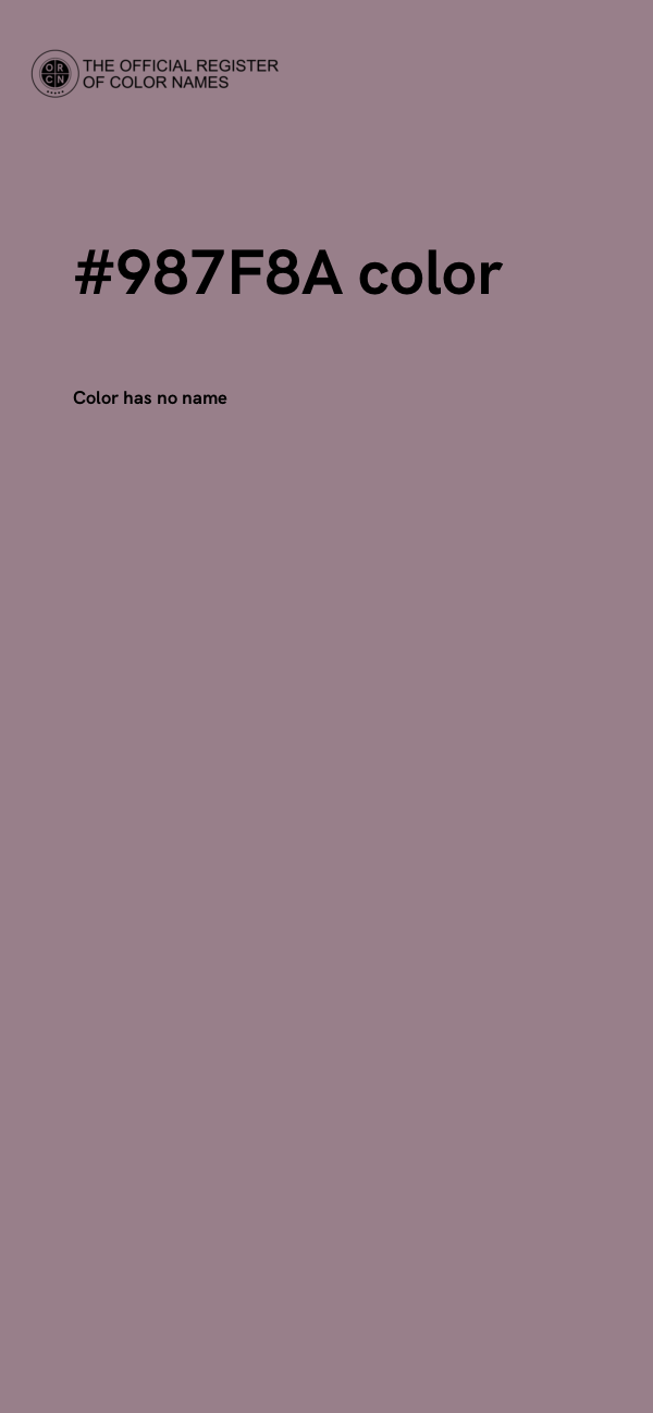 #987F8A color image