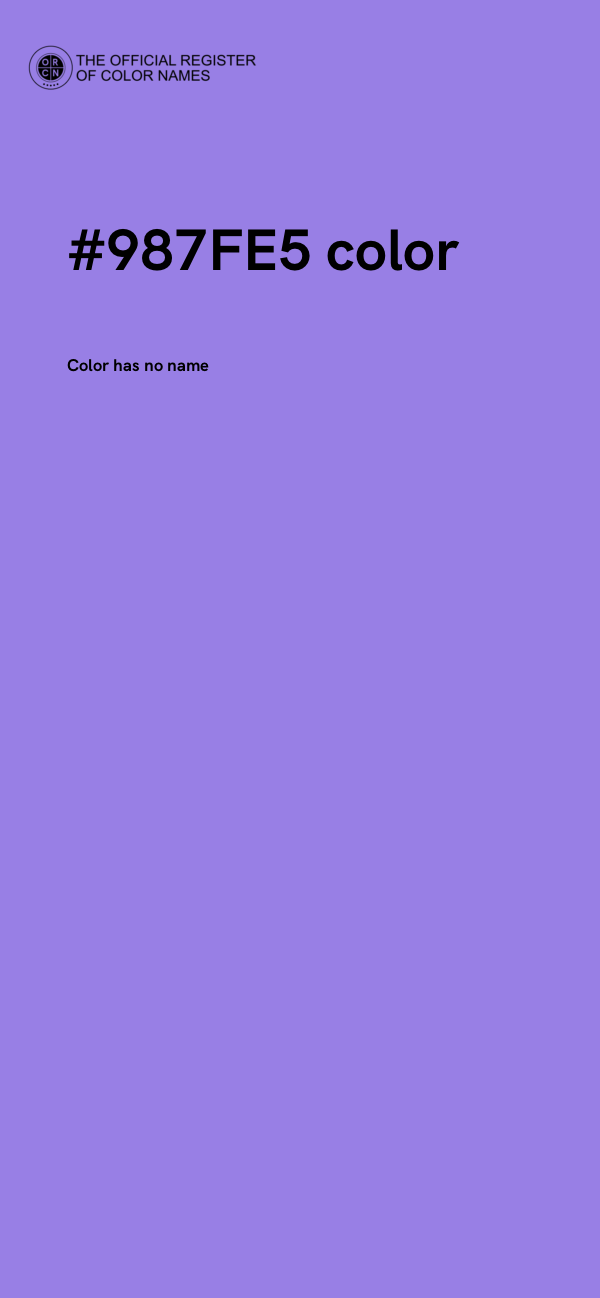 #987FE5 color image