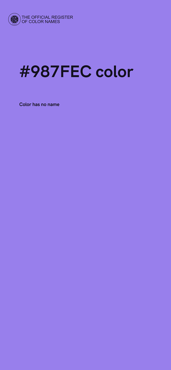 #987FEC color image
