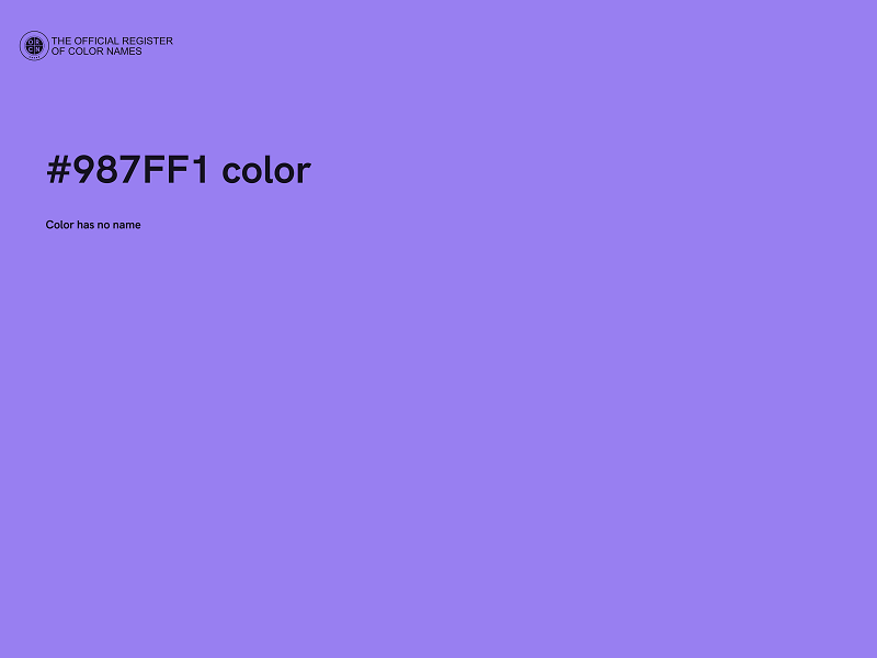 #987FF1 color image