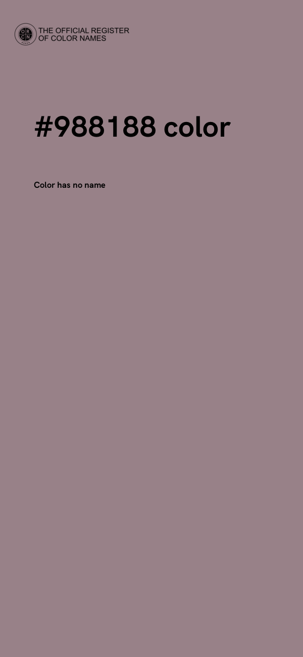 #988188 color image