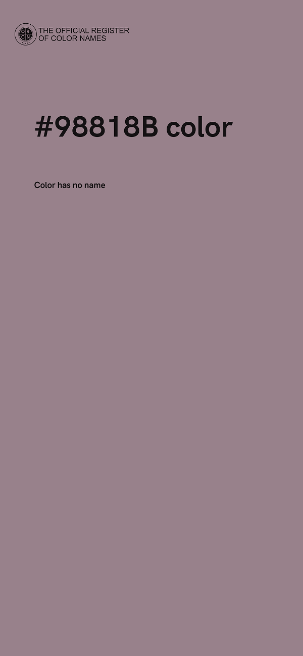 #98818B color image