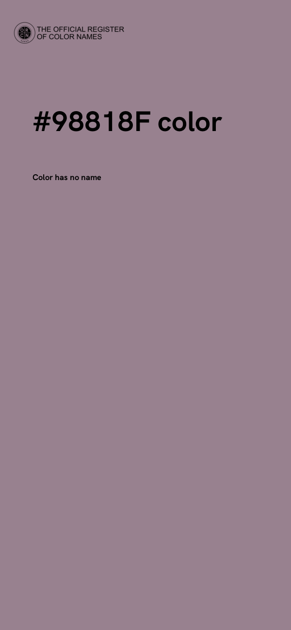 #98818F color image