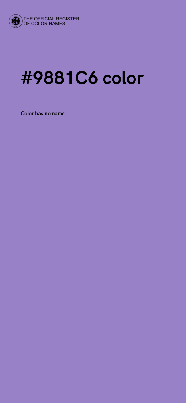 #9881C6 color image