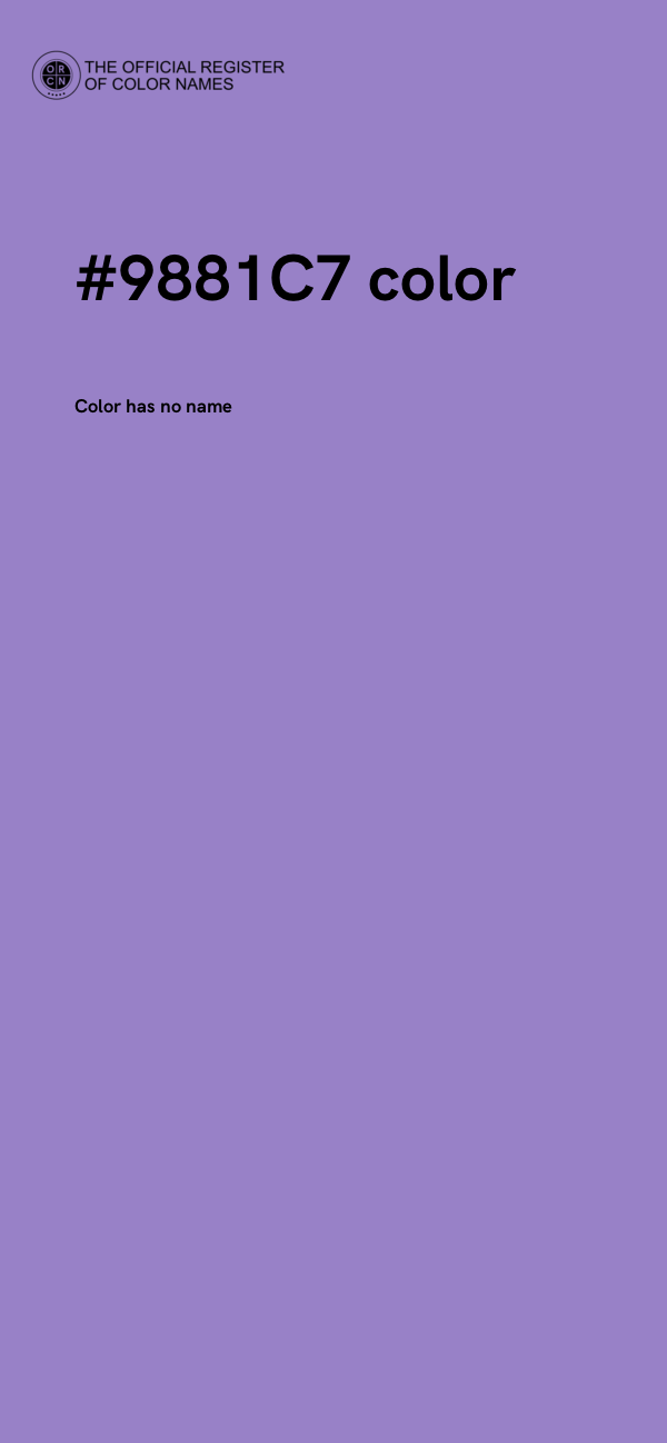 #9881C7 color image